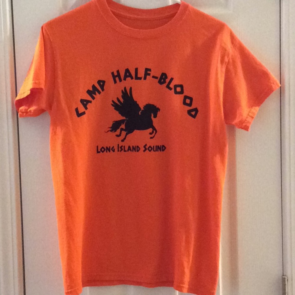 Small Camp Half Blood orange shirt Brisco Brands